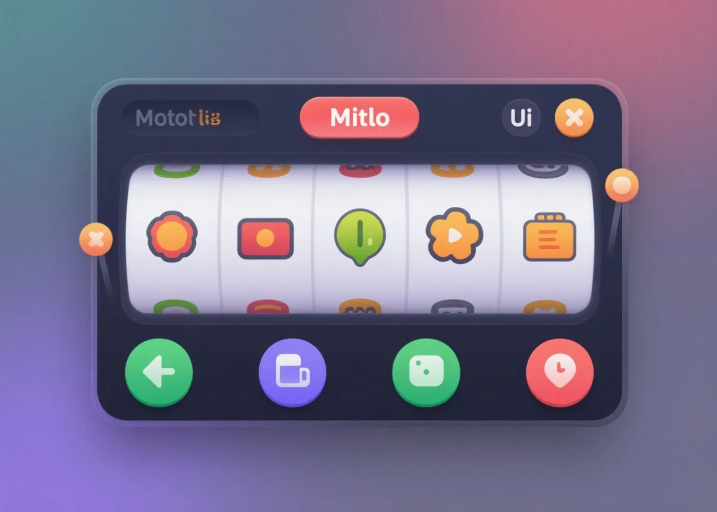 转轴UI与图标风格