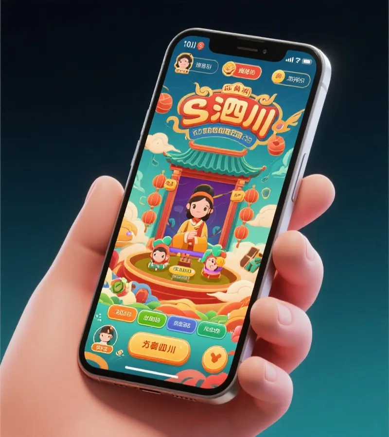 四川麻将APP游戏界面展示